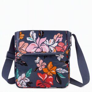 Vera Bradley Floral Lunch Bag / Crossbody Insulated Compact Shoulder Bag -AC094